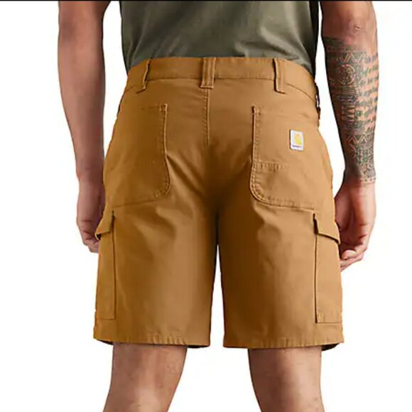 Carhartt Rugged Flex 9" Canvas Cargo Work Short - Picture 3 of 6